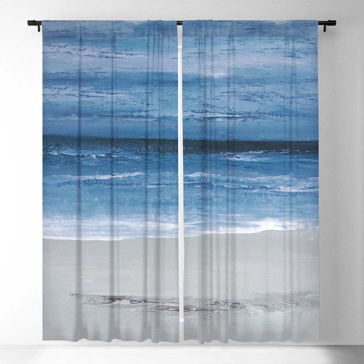 Blue Ocean Window Curtain
