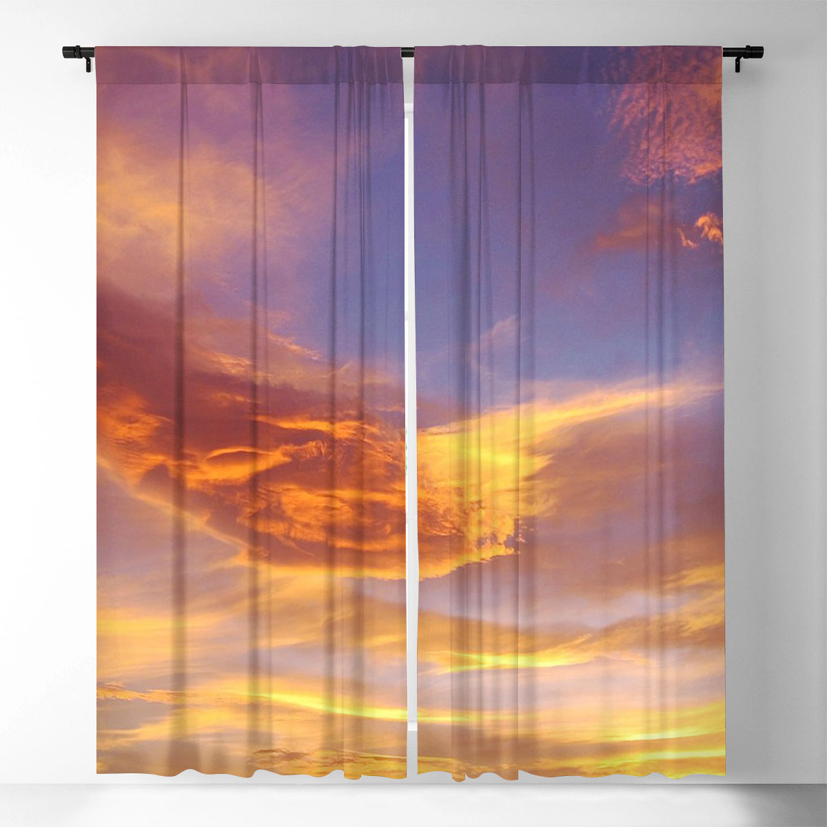 Sunrise Sky Window Curtain