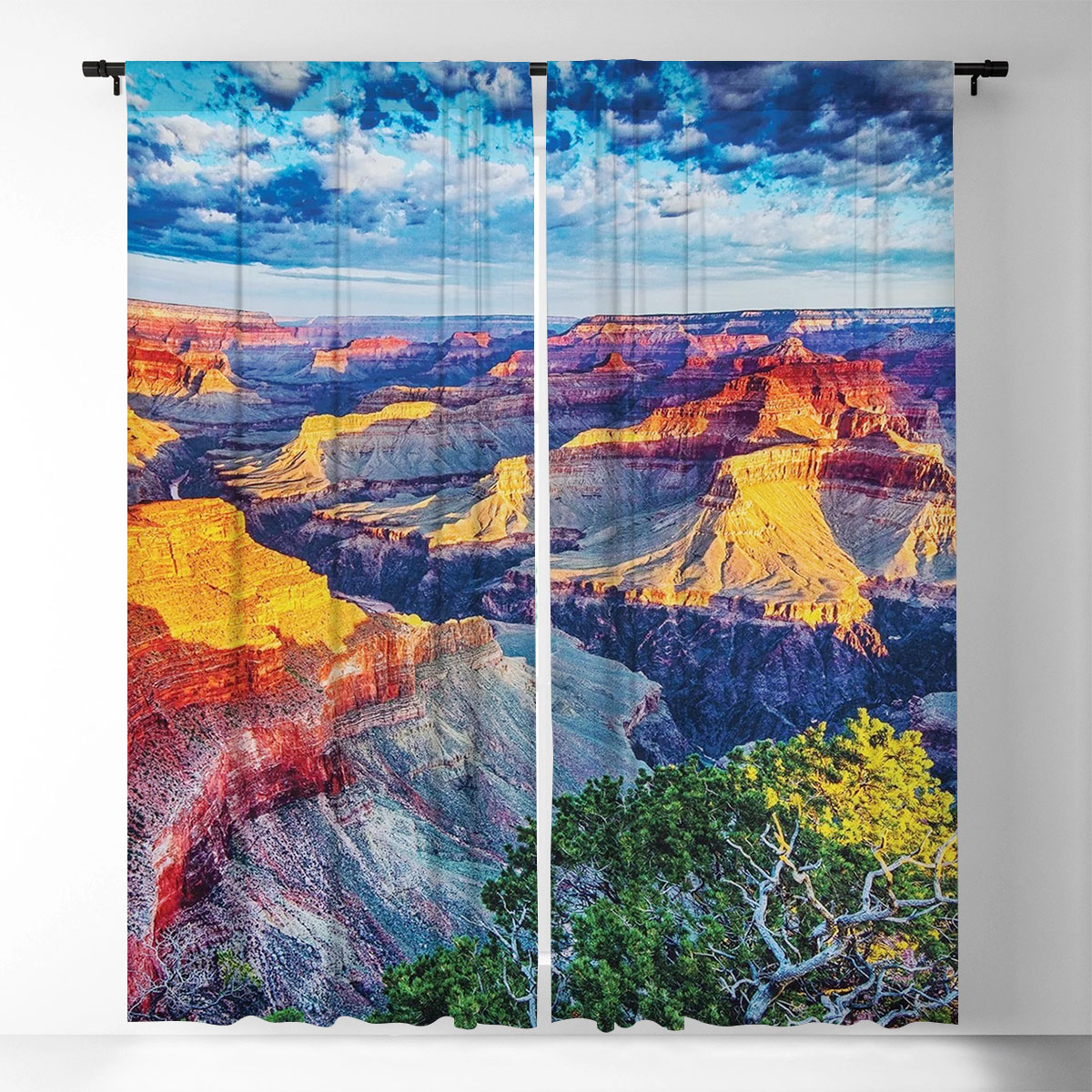 Sunset Canyon Window Curtain