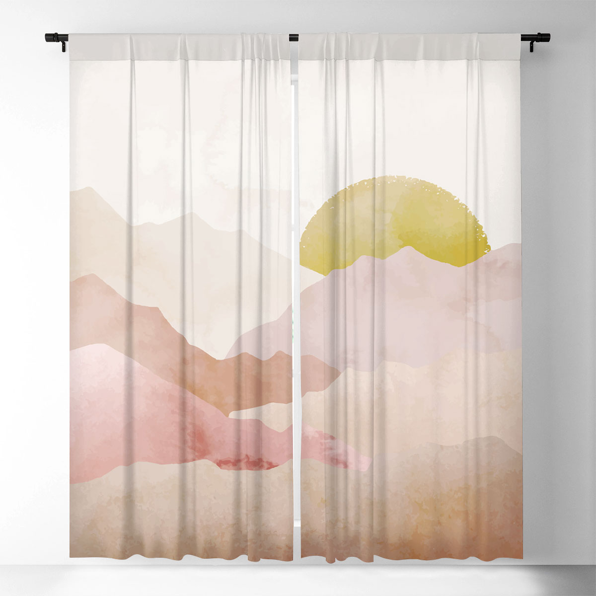 Sunset Window Curtain