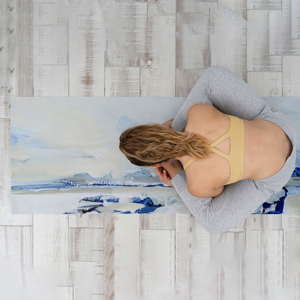 A Bucolic Summer Yoga Mat