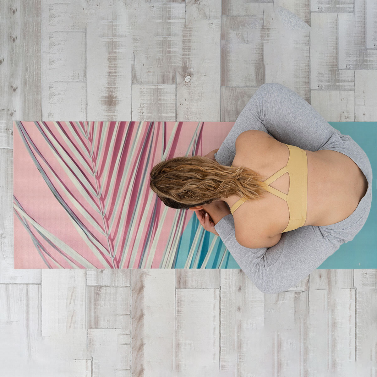 Abstract Flower Yoga Mat