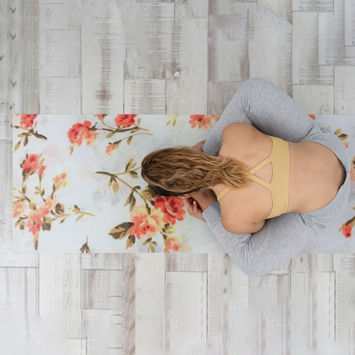 Autumn Floral Yoga Mat