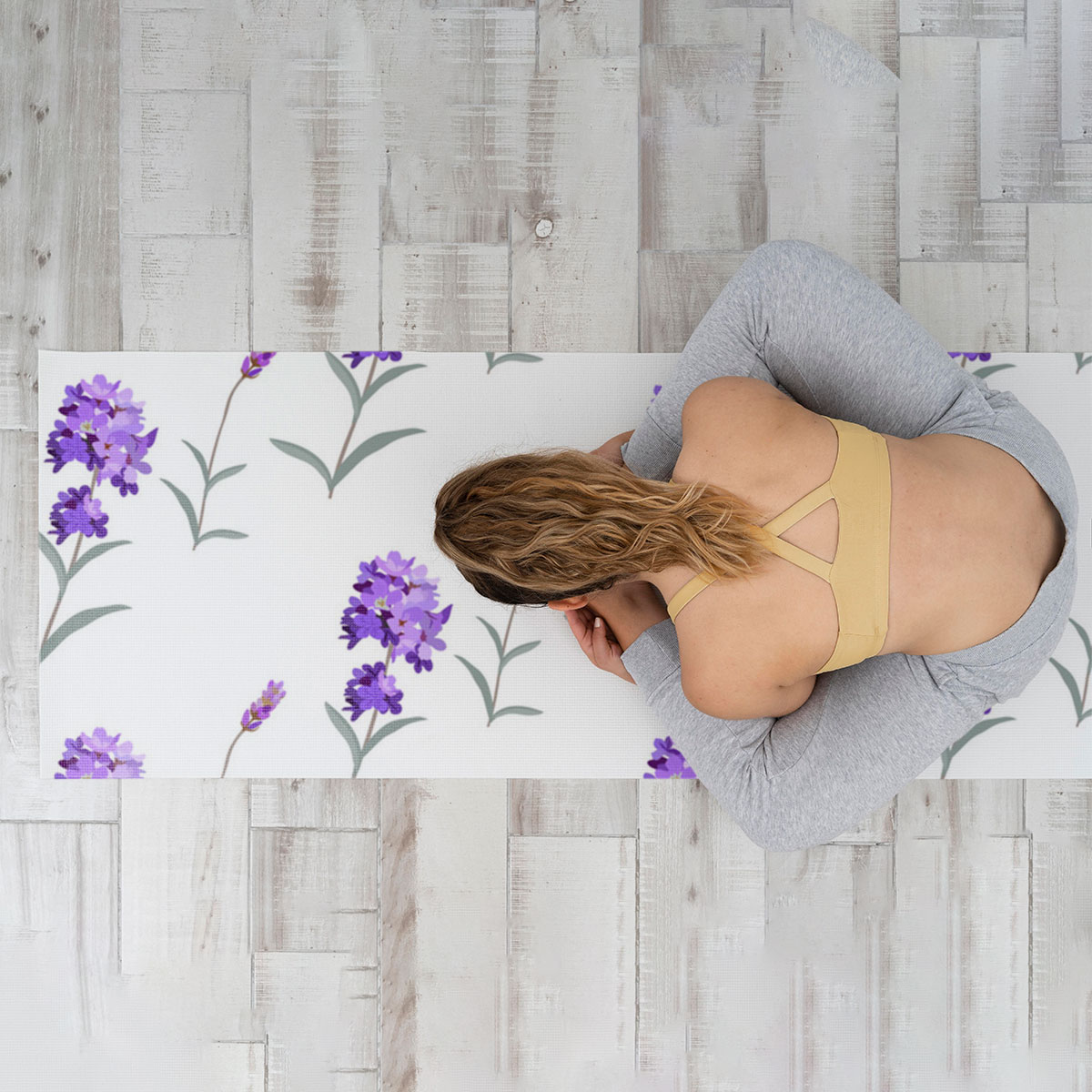 Beautiful Lavender Yoga Mat