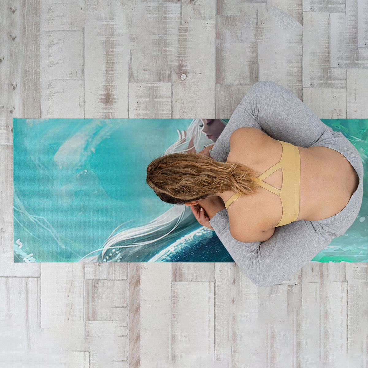 Beautiful Mermaid Yoga Mat