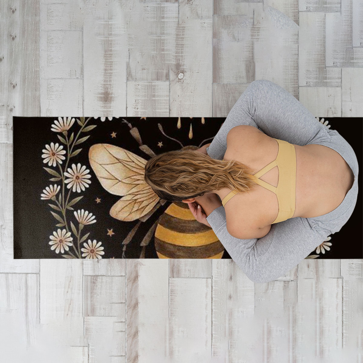 Black Bee Yoga Mat