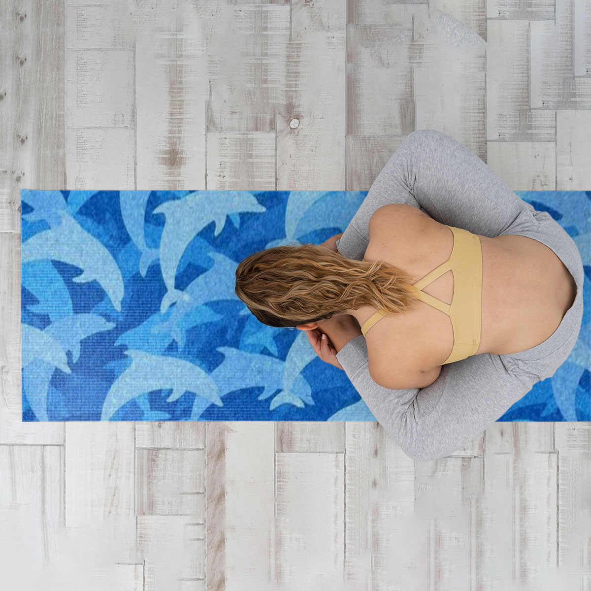 Blue Dolphin Yoga Mat