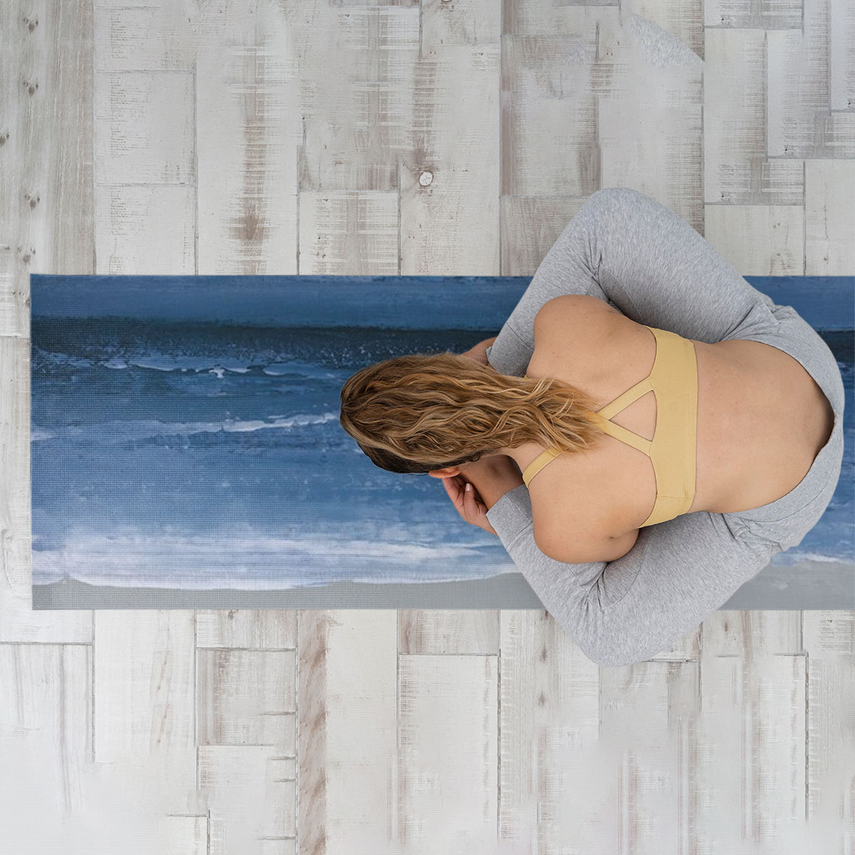 Blue Ocean Yoga Mat