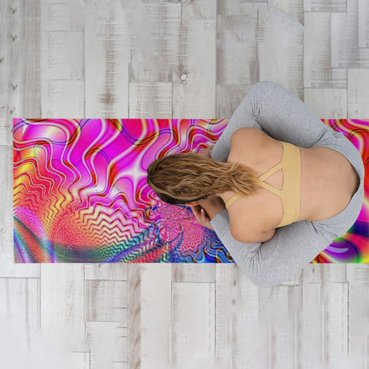 Psychedelia Hippie Yoga Mat