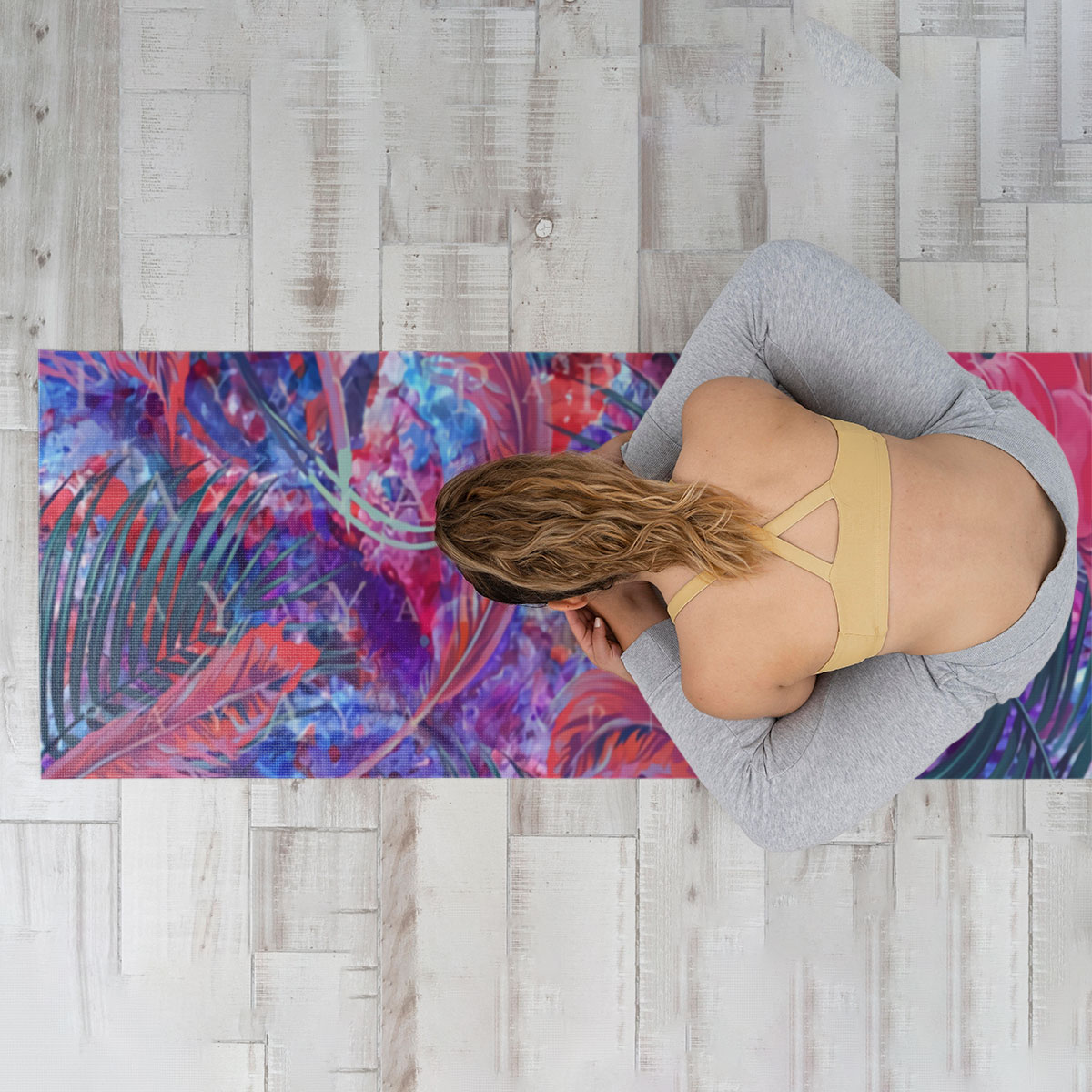 Psychedelic Orchid Yoga Mat