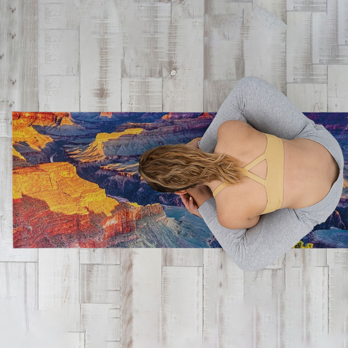 Sunset Canyon Yoga Mat