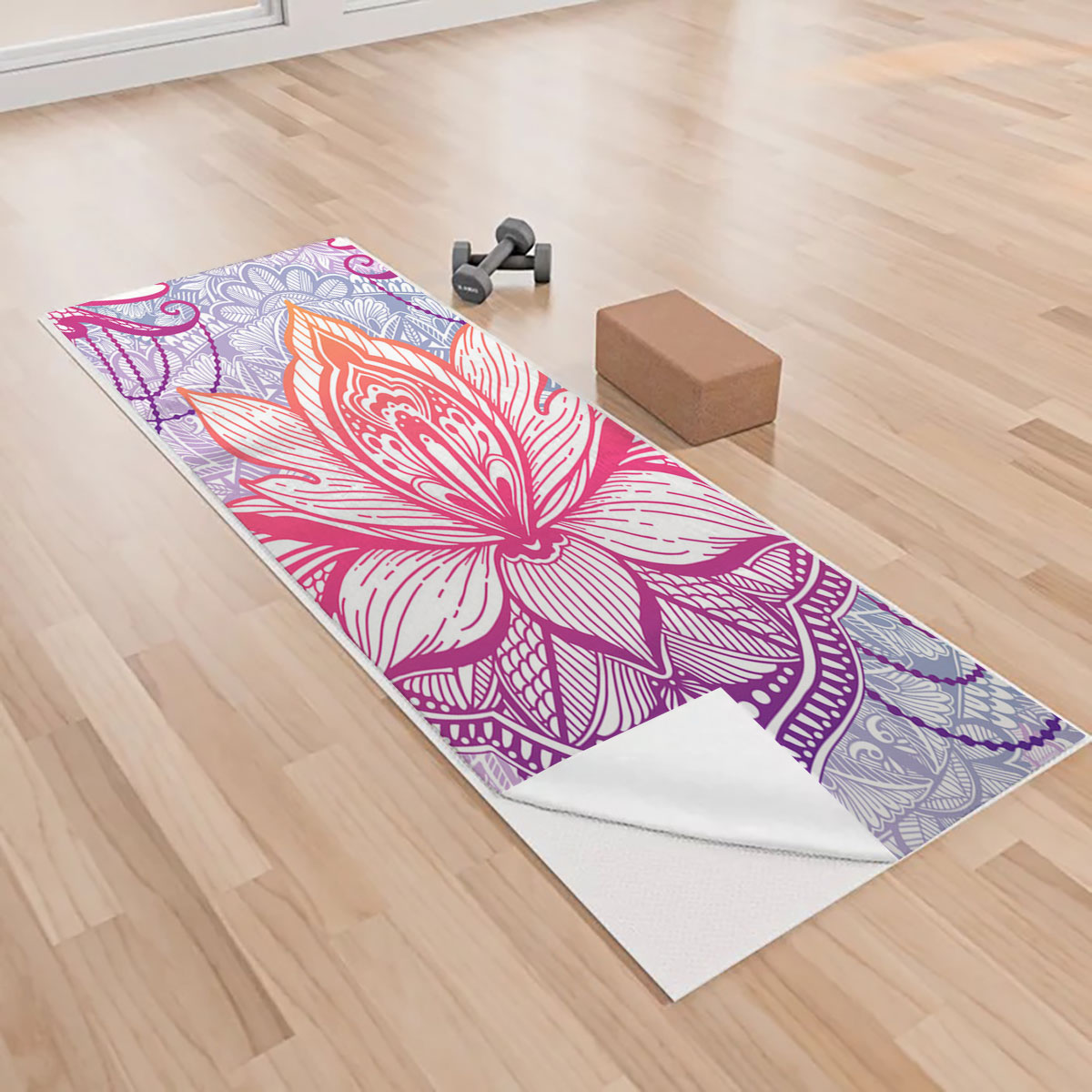 Bohemian Lotus Yoga Towels