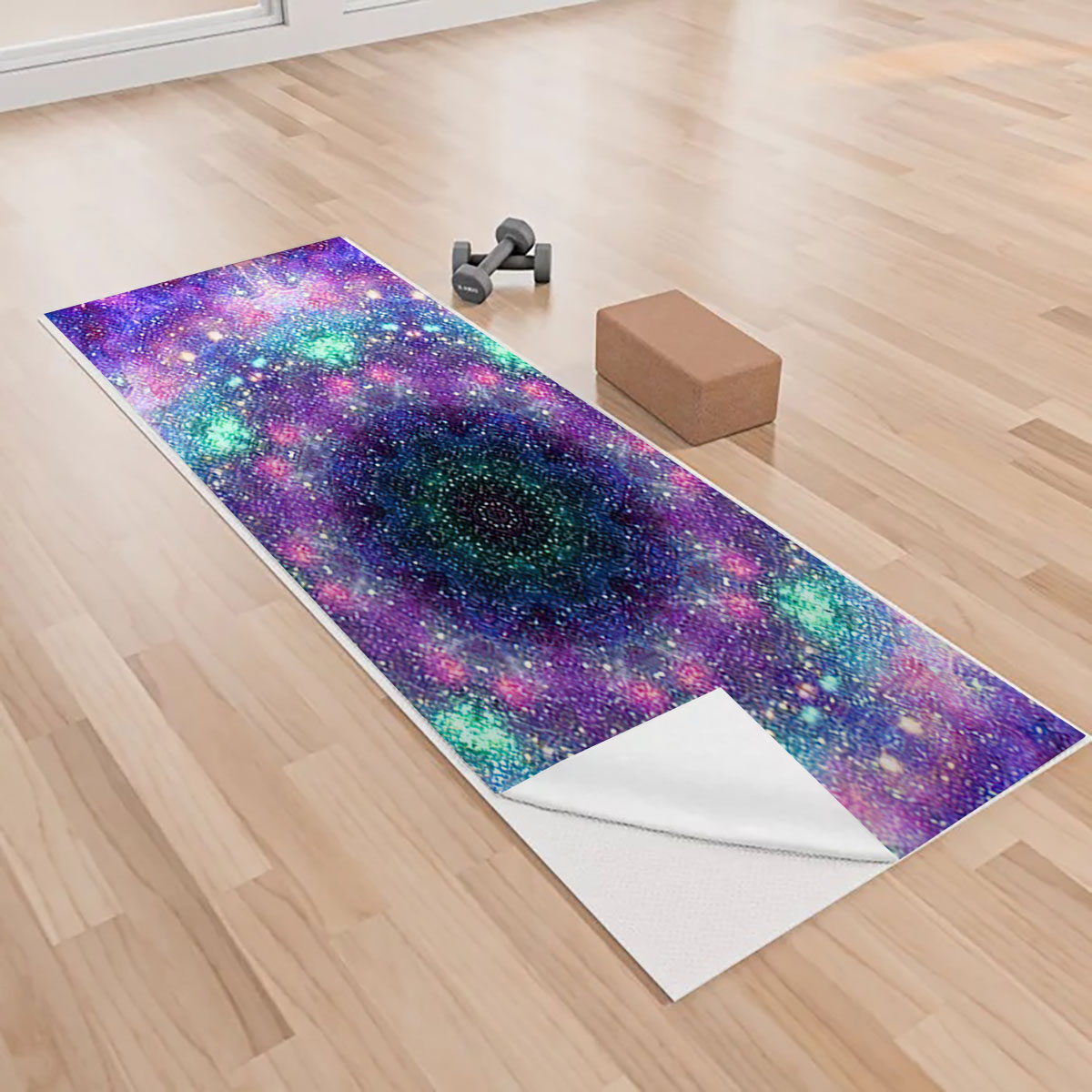 Boho Galaxy Yoga Towels