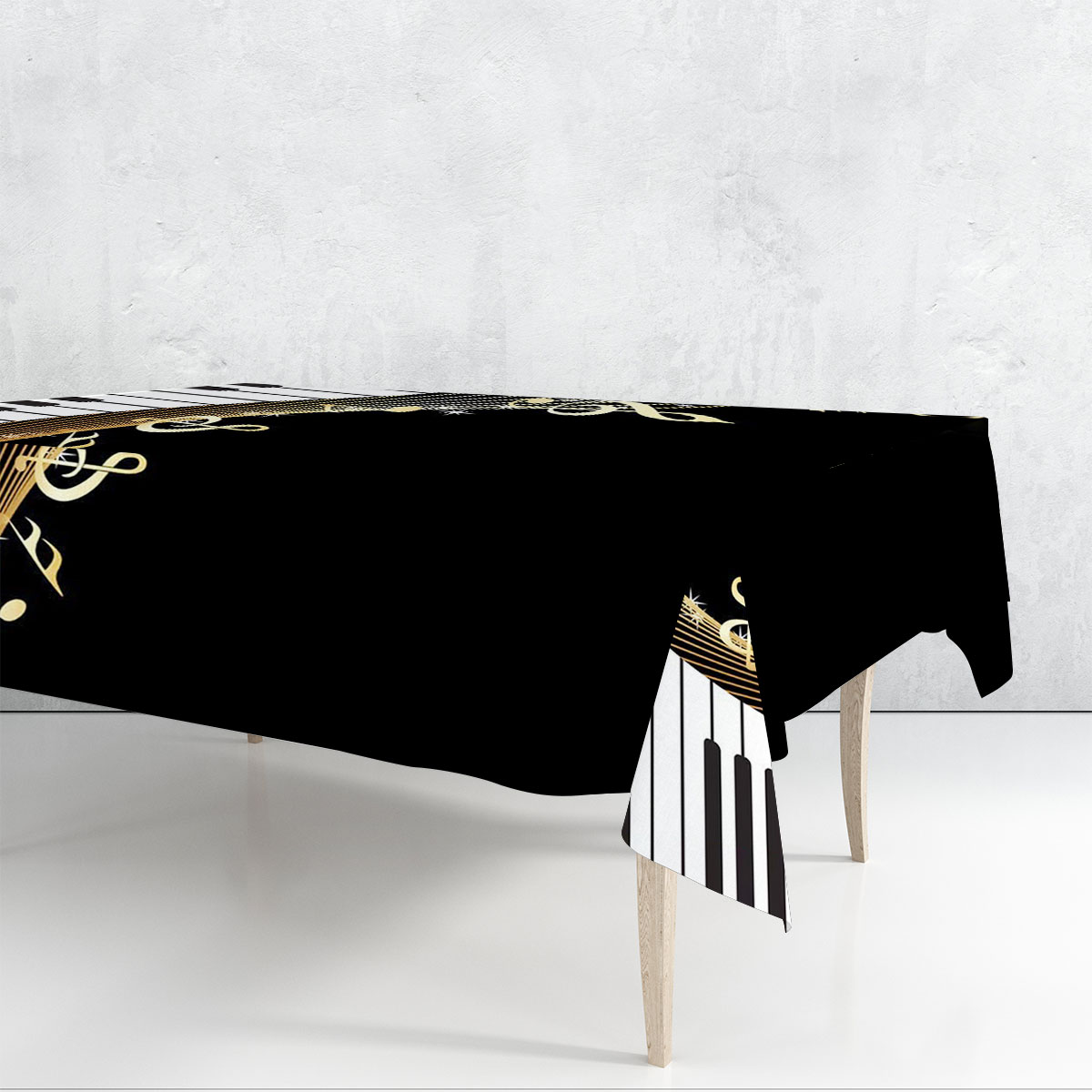 Classic Piano Rectangle Tablecloth