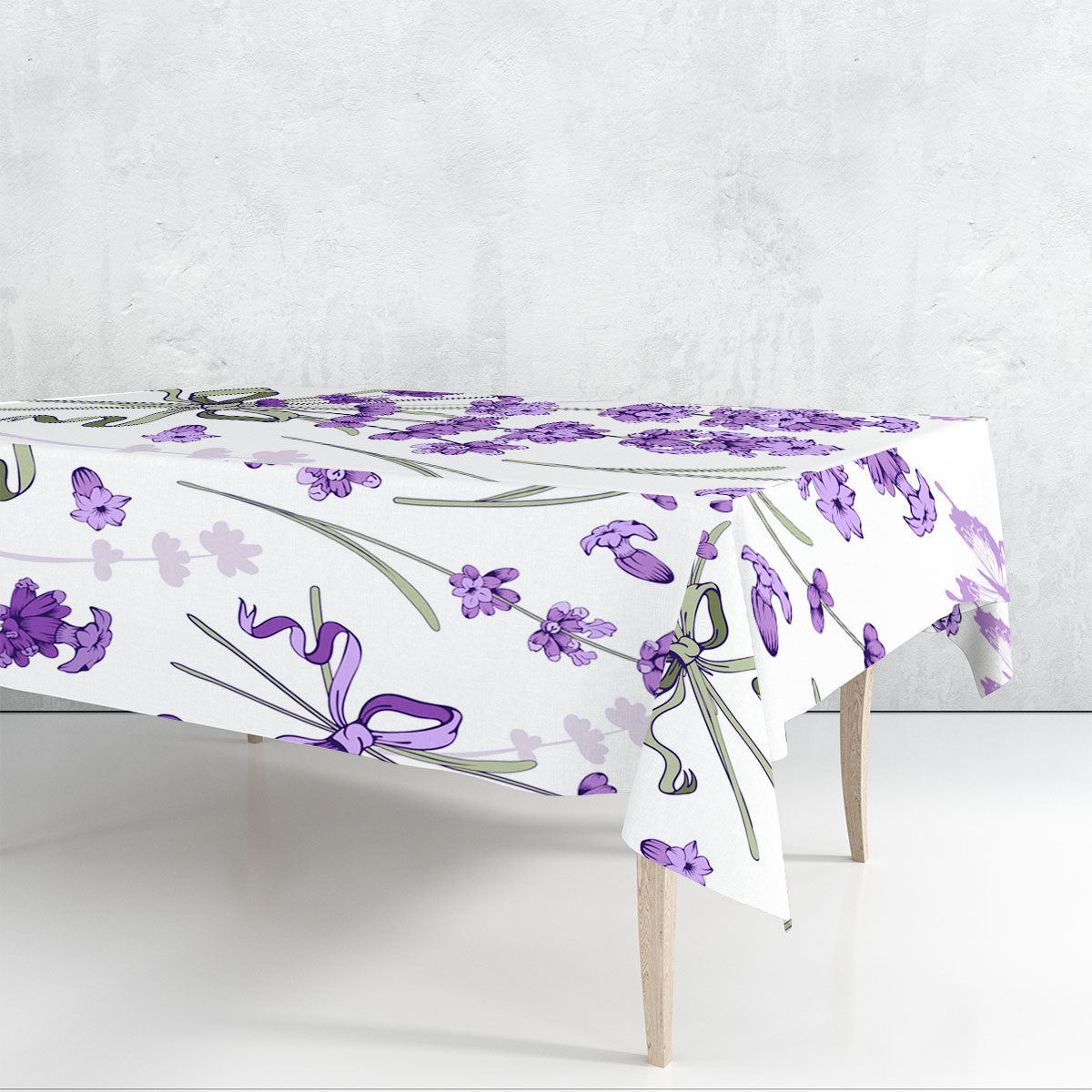 Classic Purple Lavender Rectangle Tablecloth