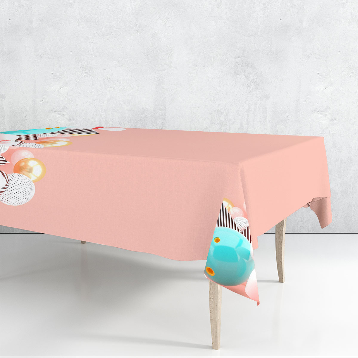 Colorful Balls Rectangle Tablecloth