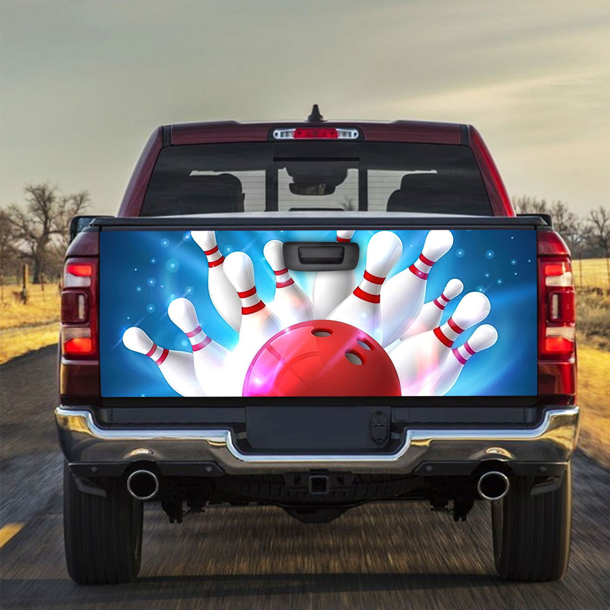 Bowling Strike Truck Bed Decal