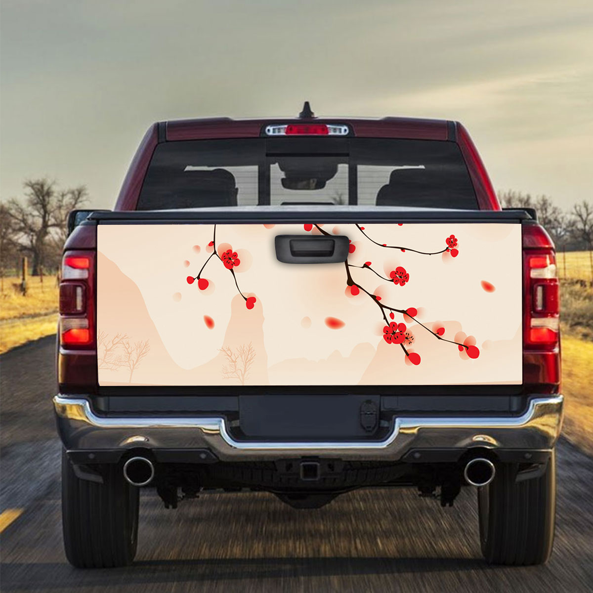 Cherry Blossom Truck Bed Decal
