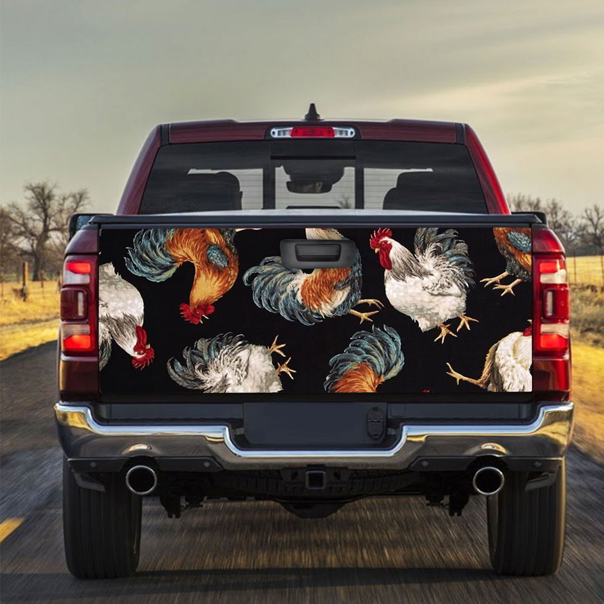 Classic Chicken Truck Bed Decal