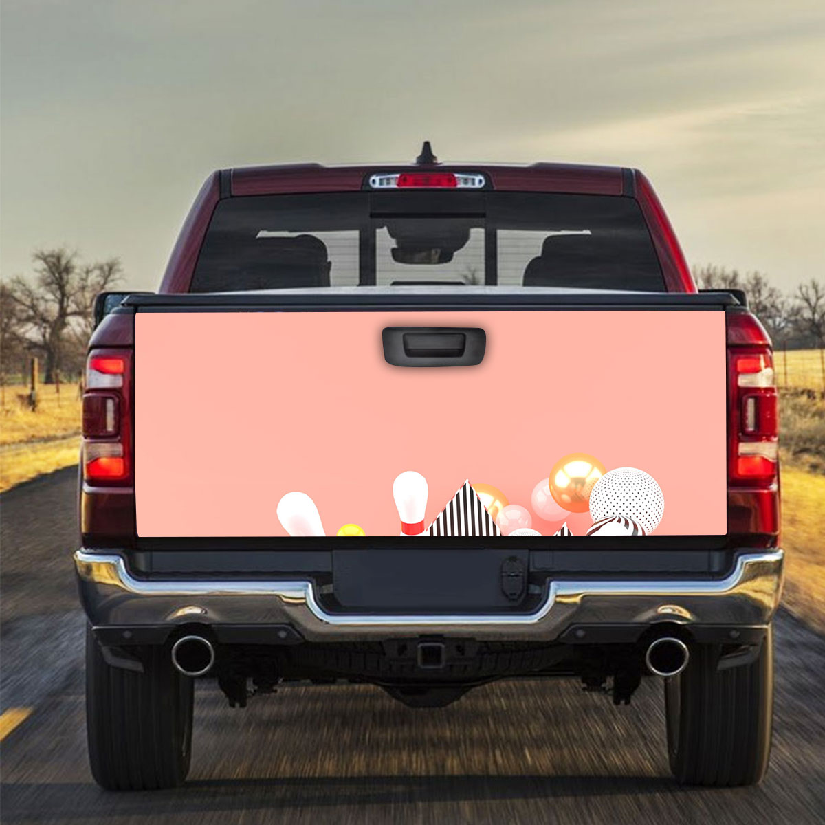 Colorful Balls Truck Bed Decal