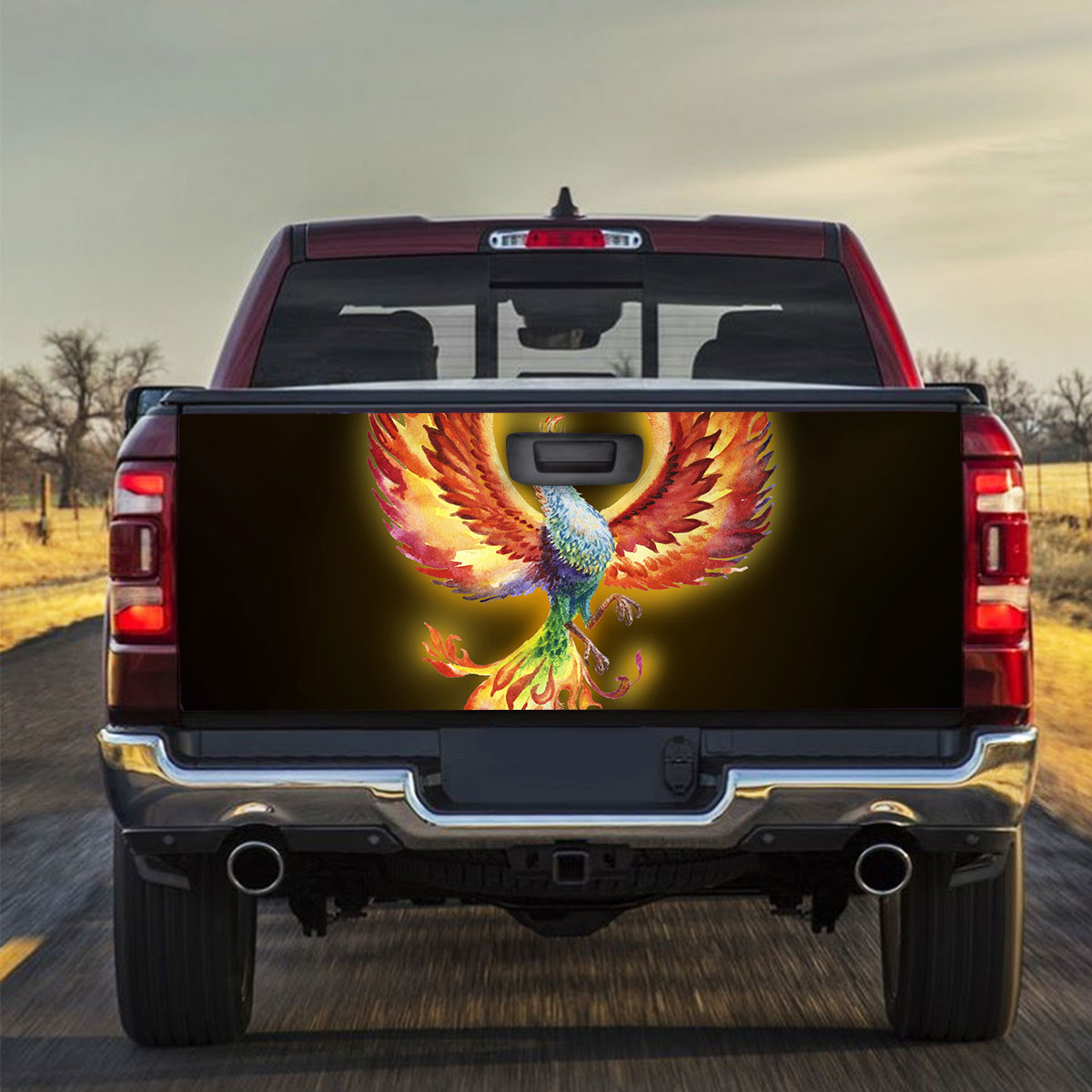 Colorful Phoenix Truck Bed Decal