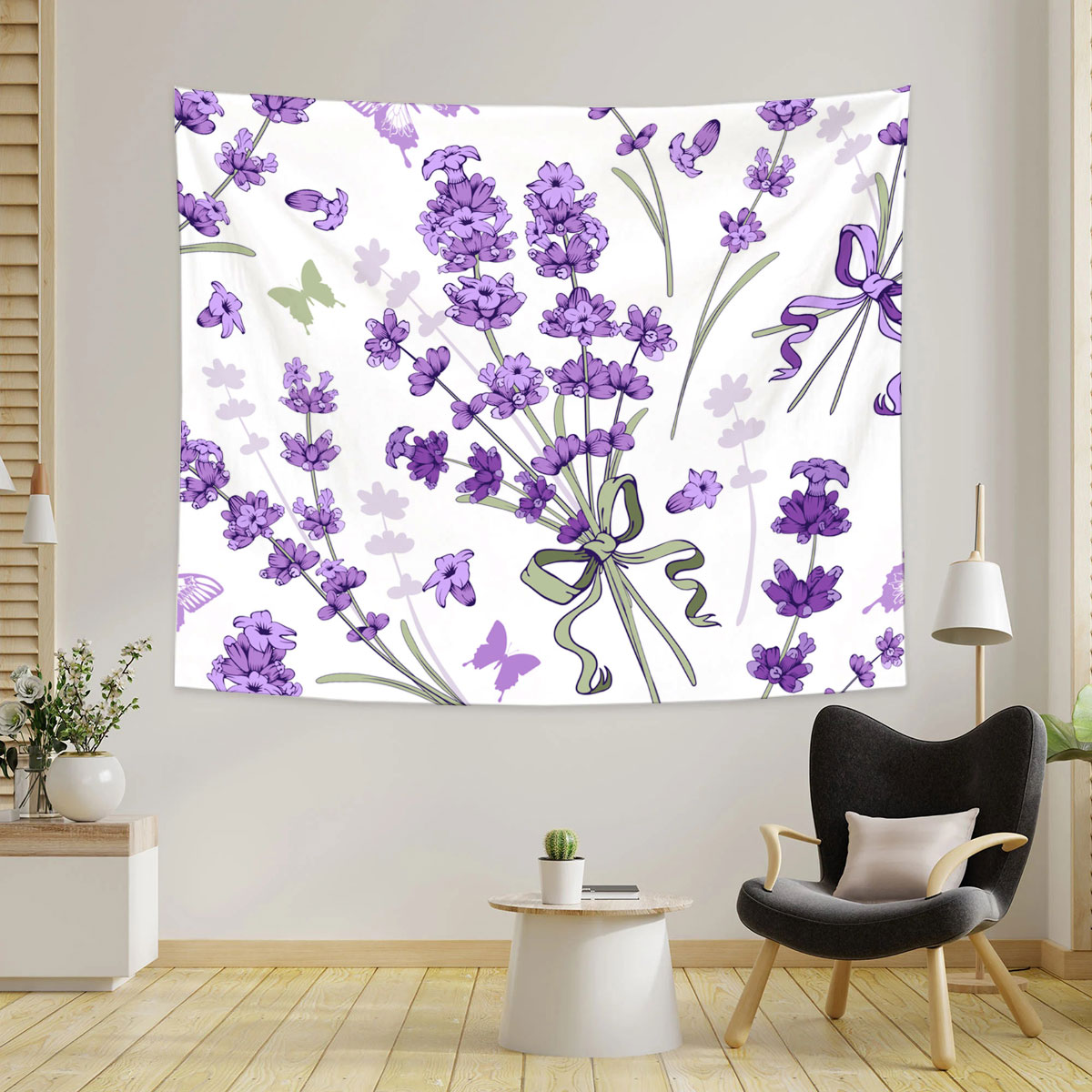 Classic Purple Lavender Tapestry