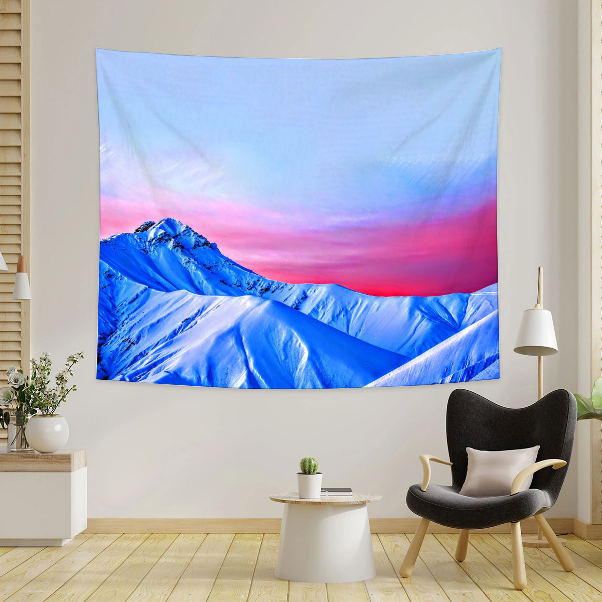 Colorful Mountain Tapestry