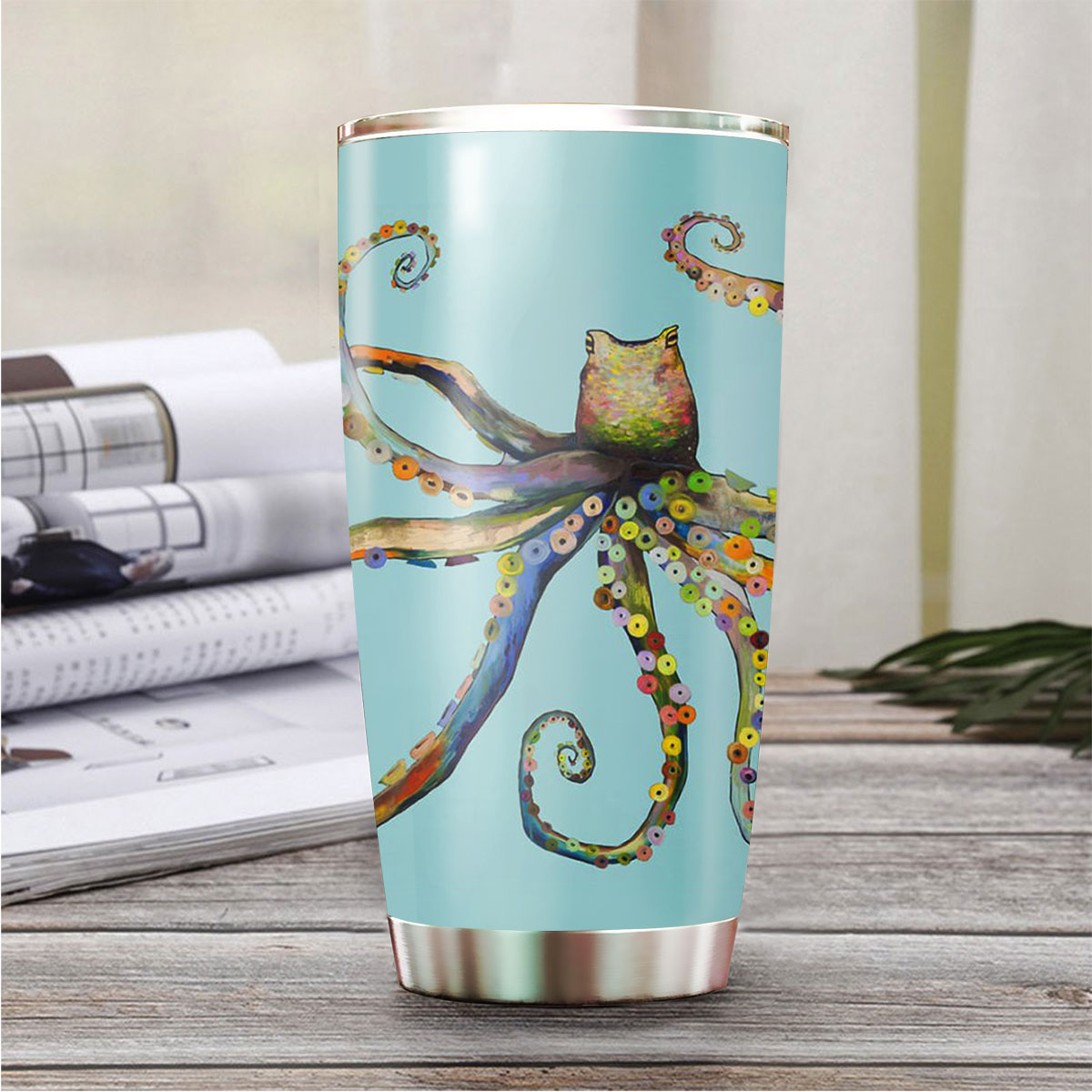 Bright Octopus Tumbler