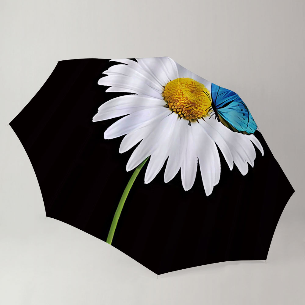 Classic Daisy With Butterfly Umbrella