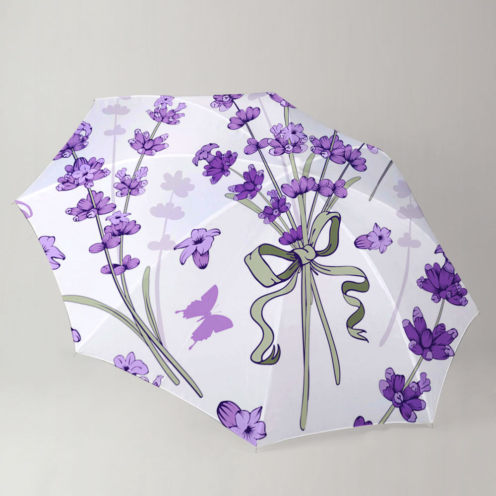 Classic Purple Lavender Umbrella