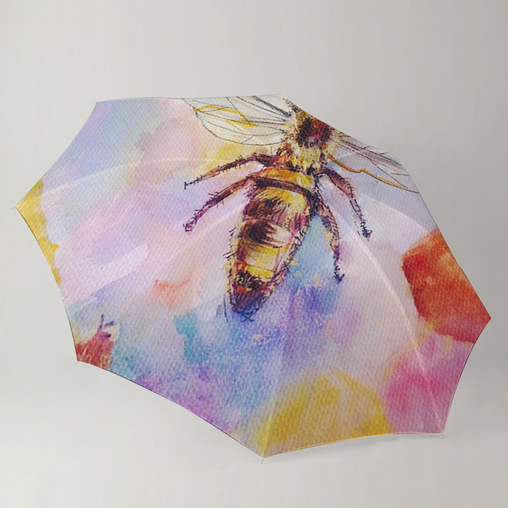 Colorful Bee Umbrella