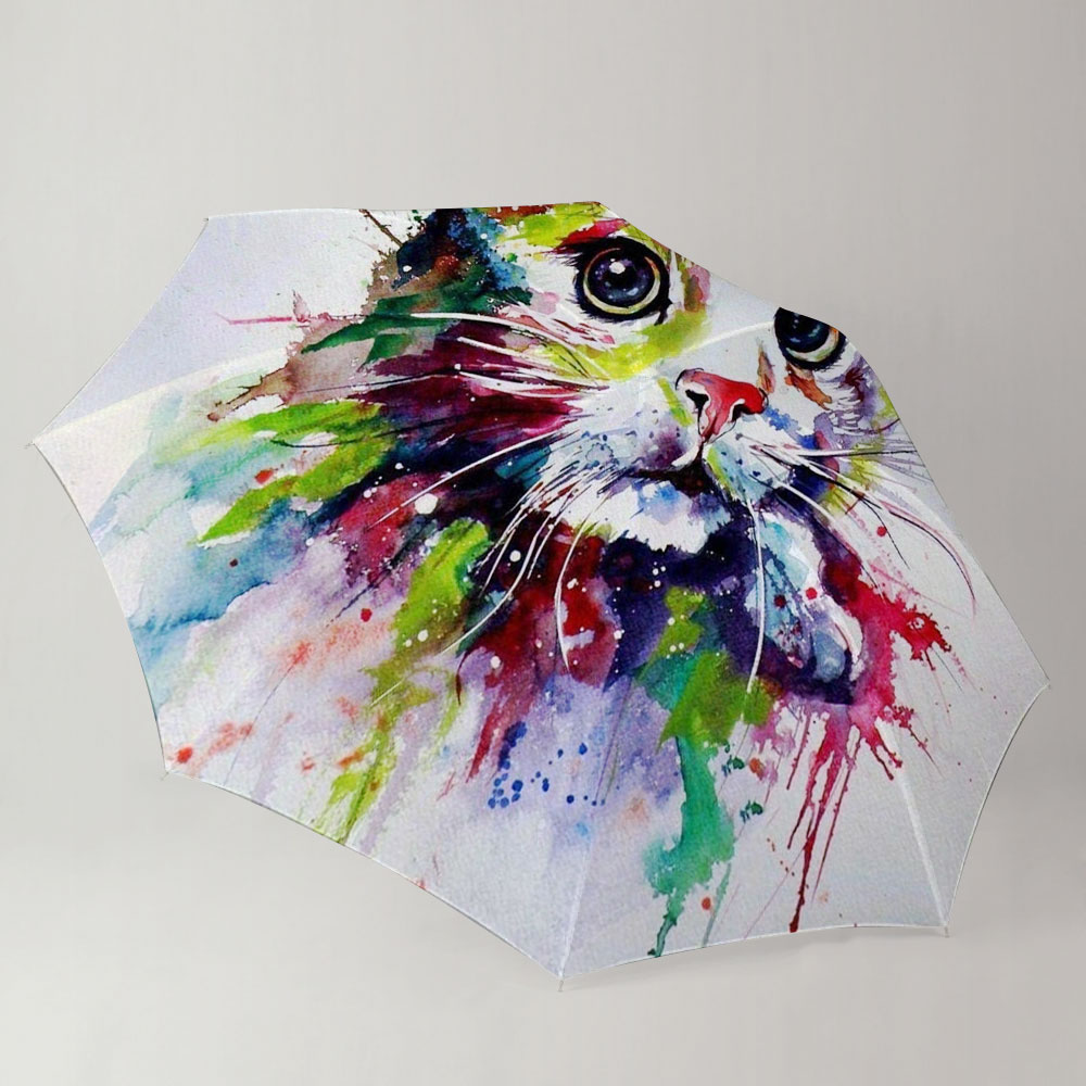 Colorful Cat Umbrella