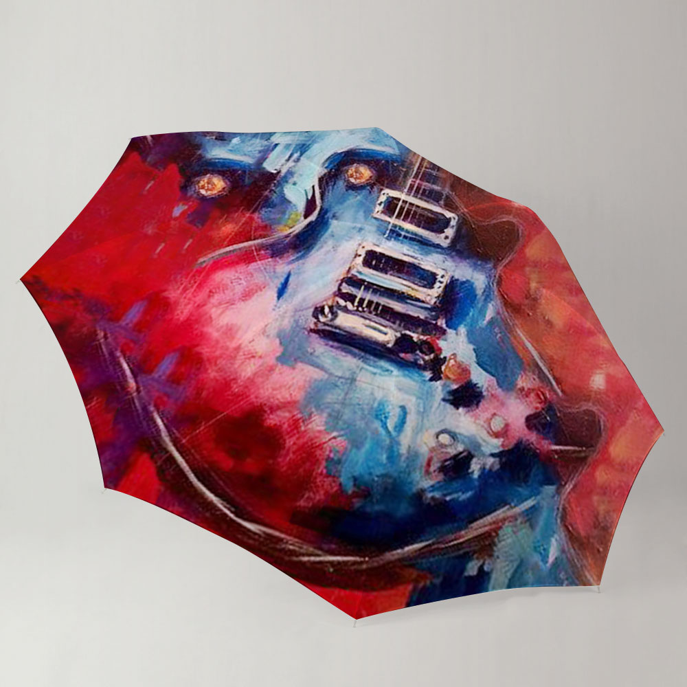 Colorful Guitar Umbrella