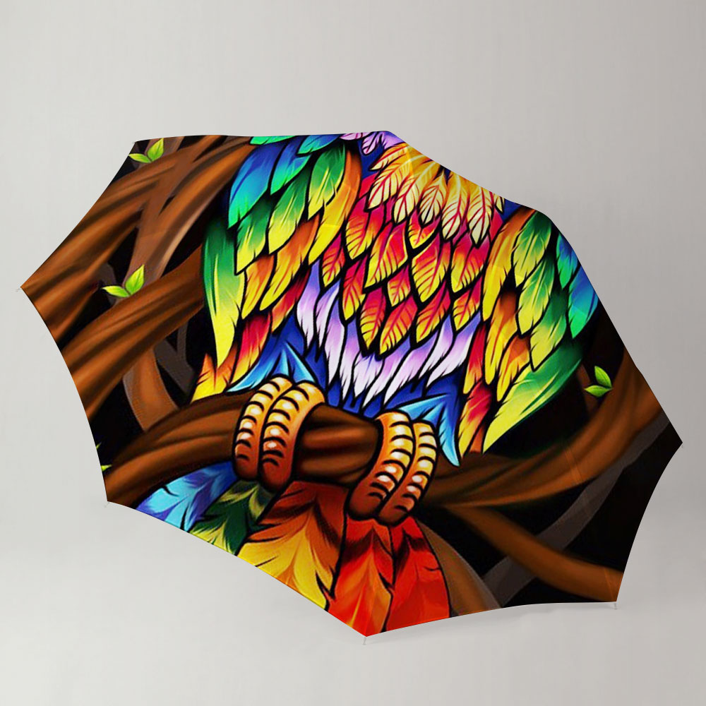 Colorful Owl Umbrella