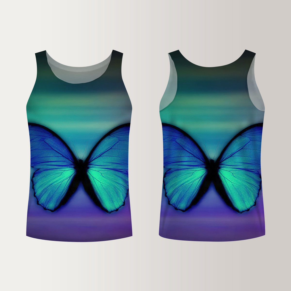 Butterfly At Night Unisex Tank Top