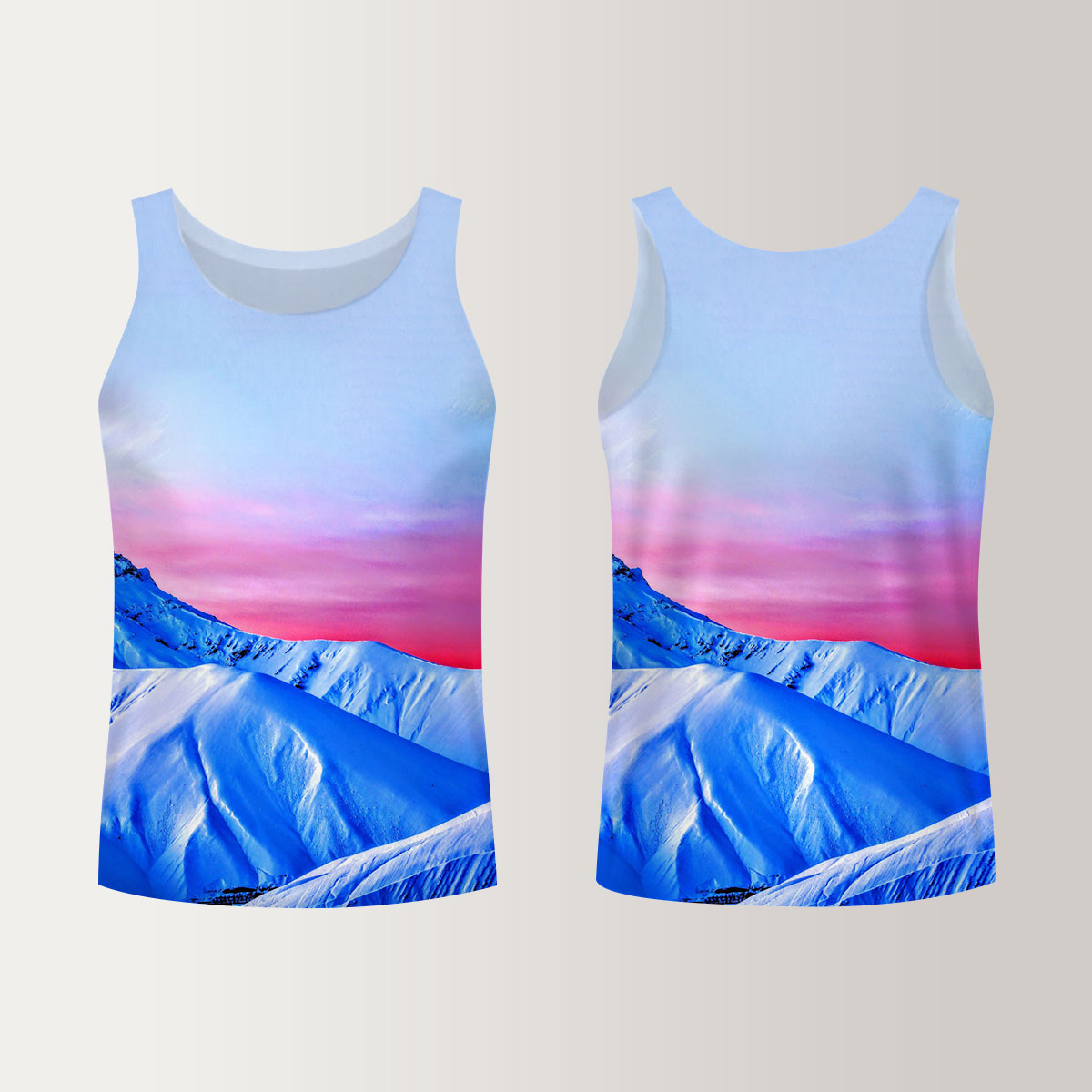 Colorful Mountain Unisex Tank Top