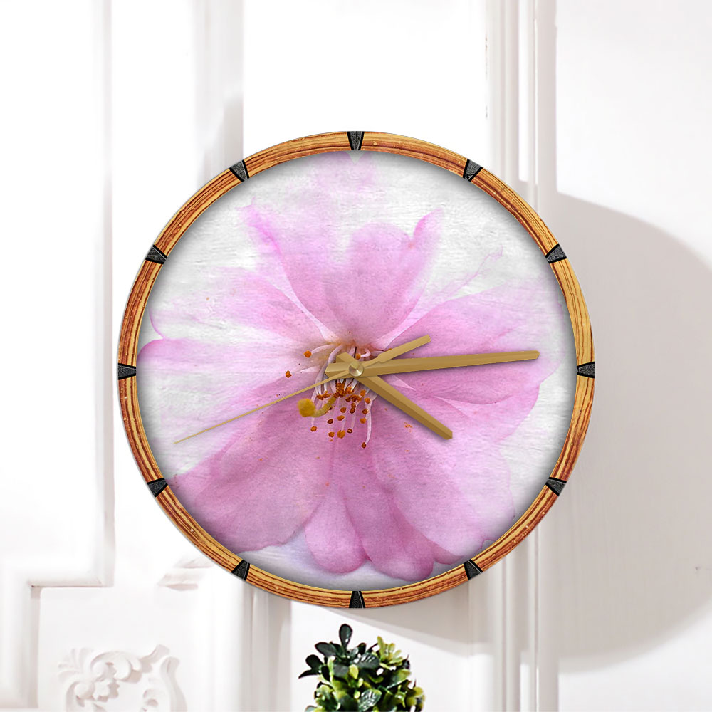 Classic Cheery Blossom Wall Clock