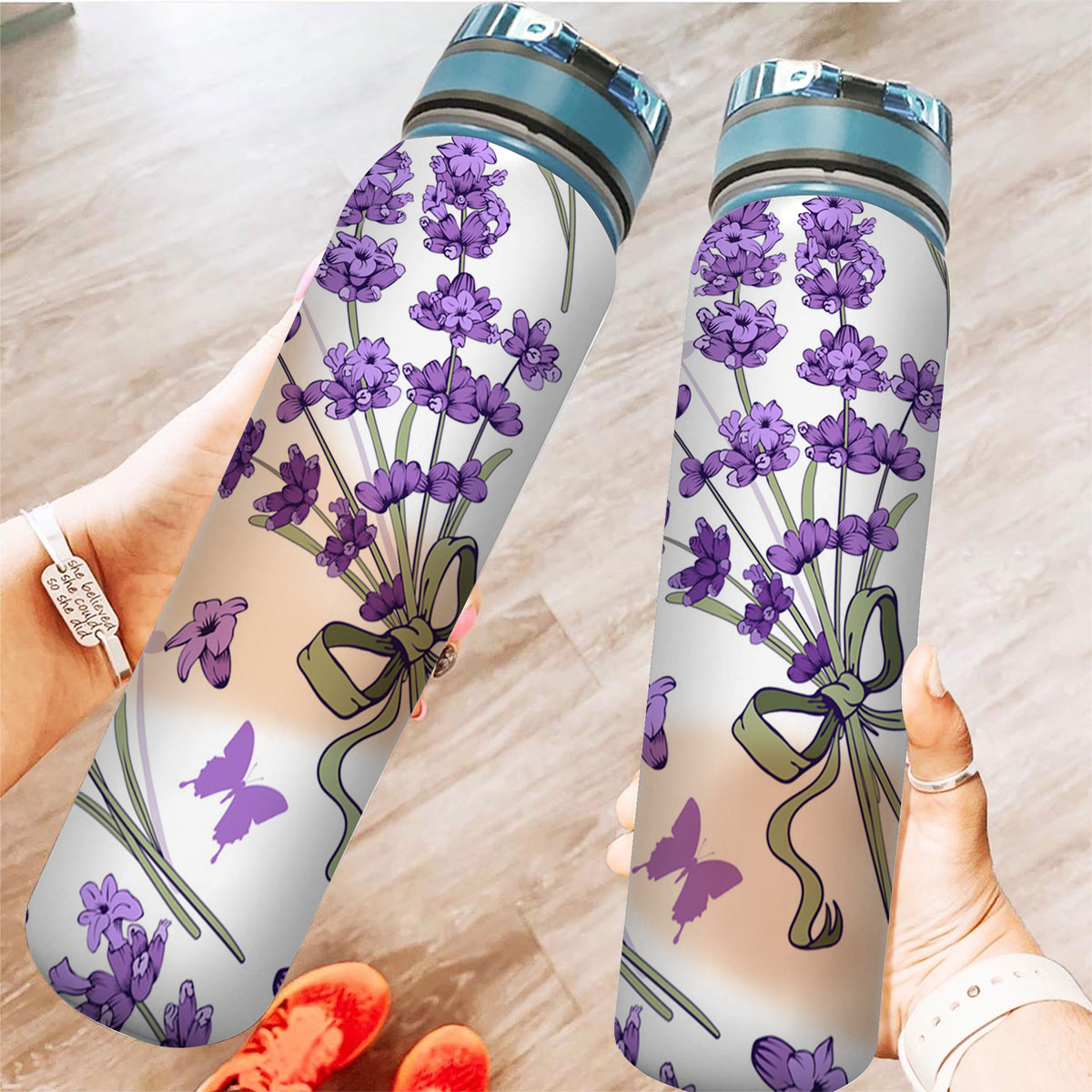 Classic Purple Lavender Tracker Bottle