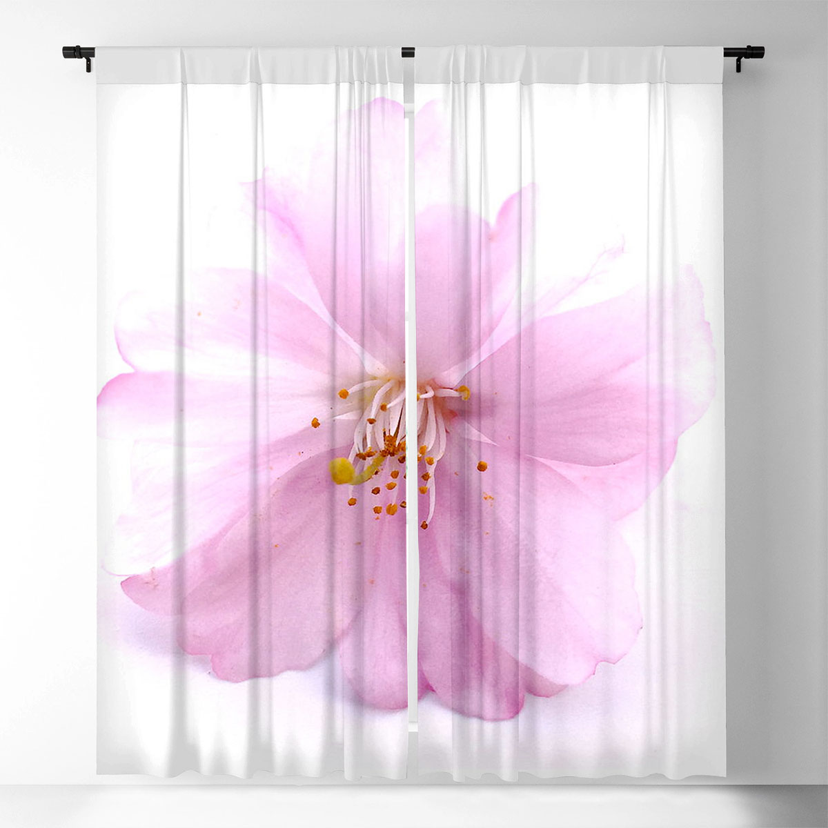 Classic Cheery Blossom Window Curtain