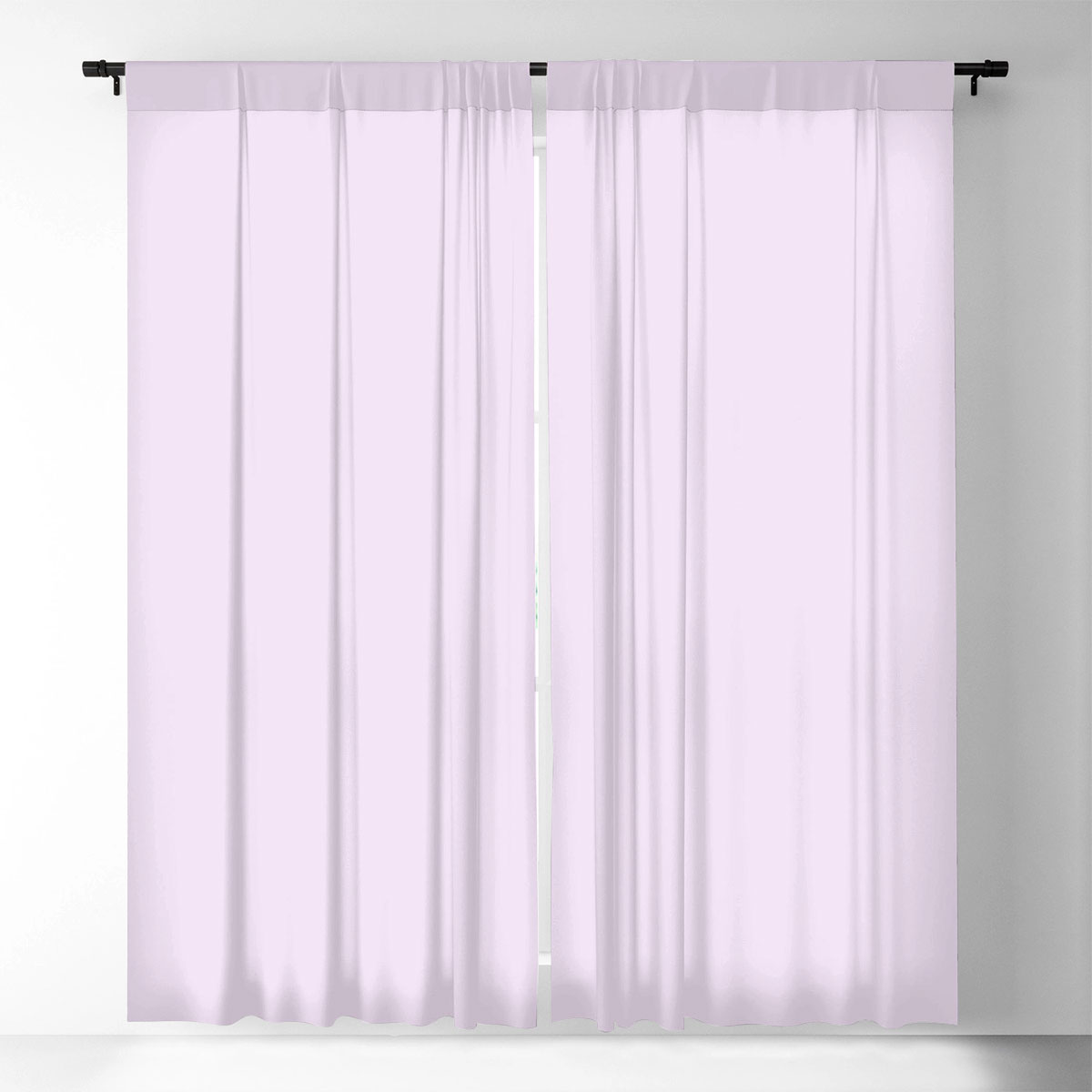 Classic Purple Butterfly pillow Window Curtain