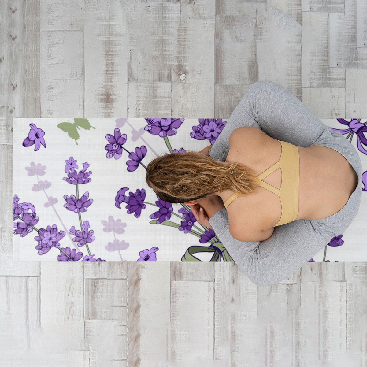 Classic Purple Lavender Yoga Mat
