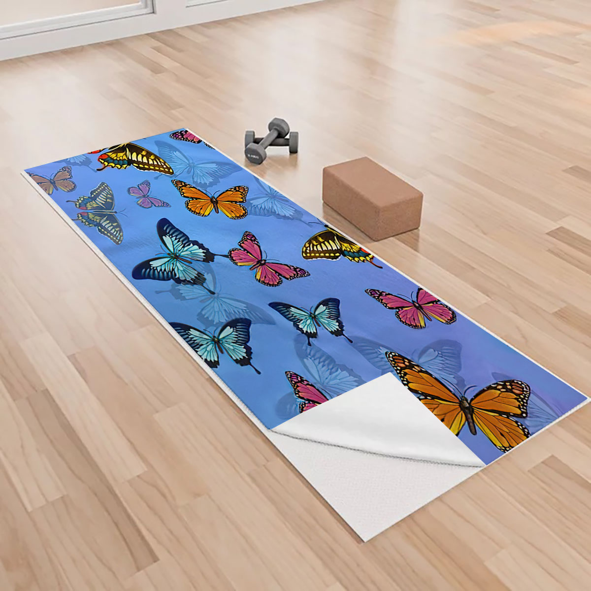 Butterfly Yoga Towels