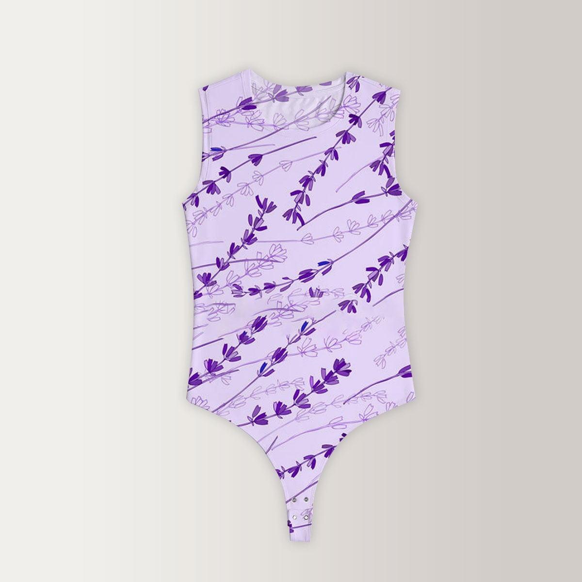 Purple Lavender 1 Sleeveless Bodysuit_2_1