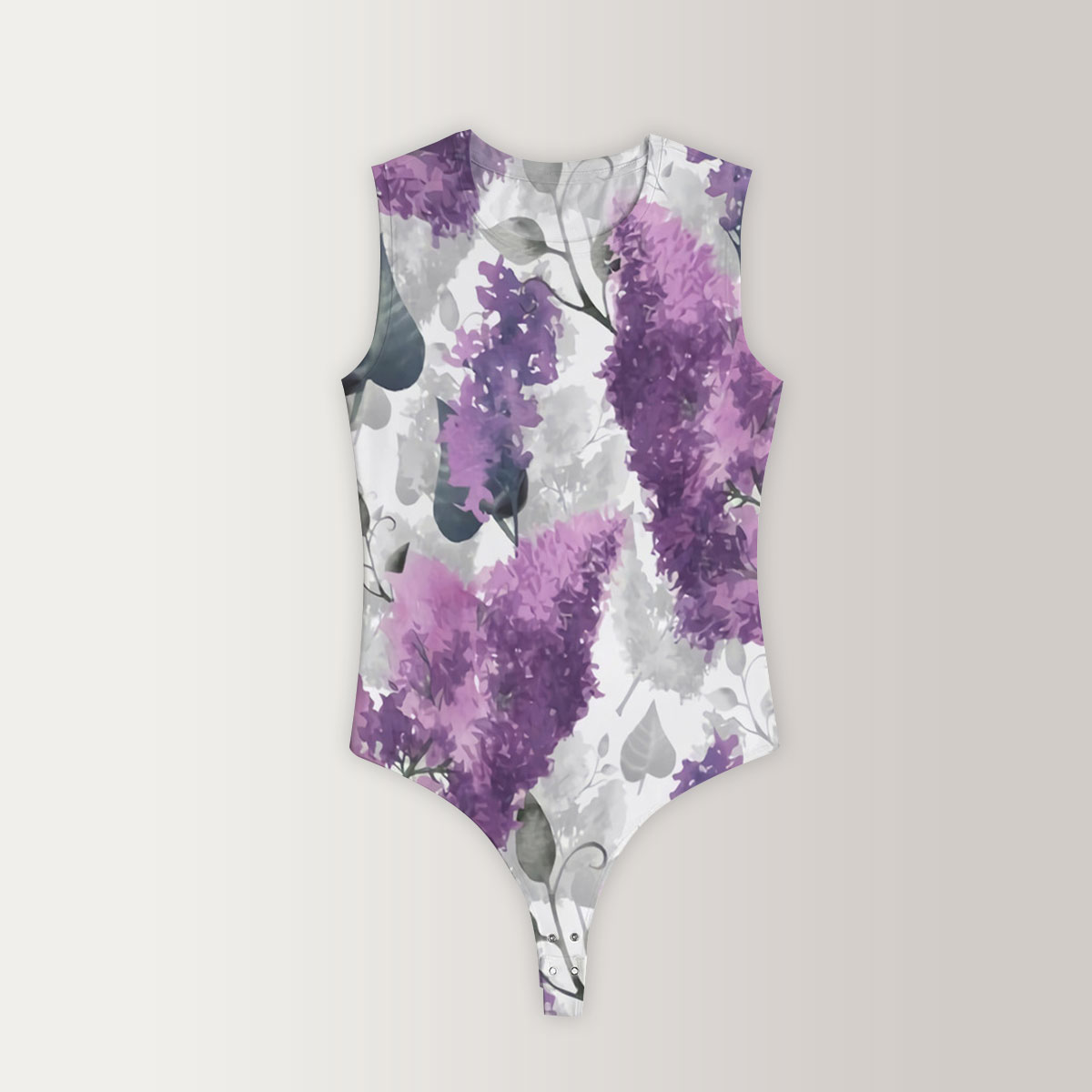 Purple Lilac Sleeveless Bodysuit_2_1