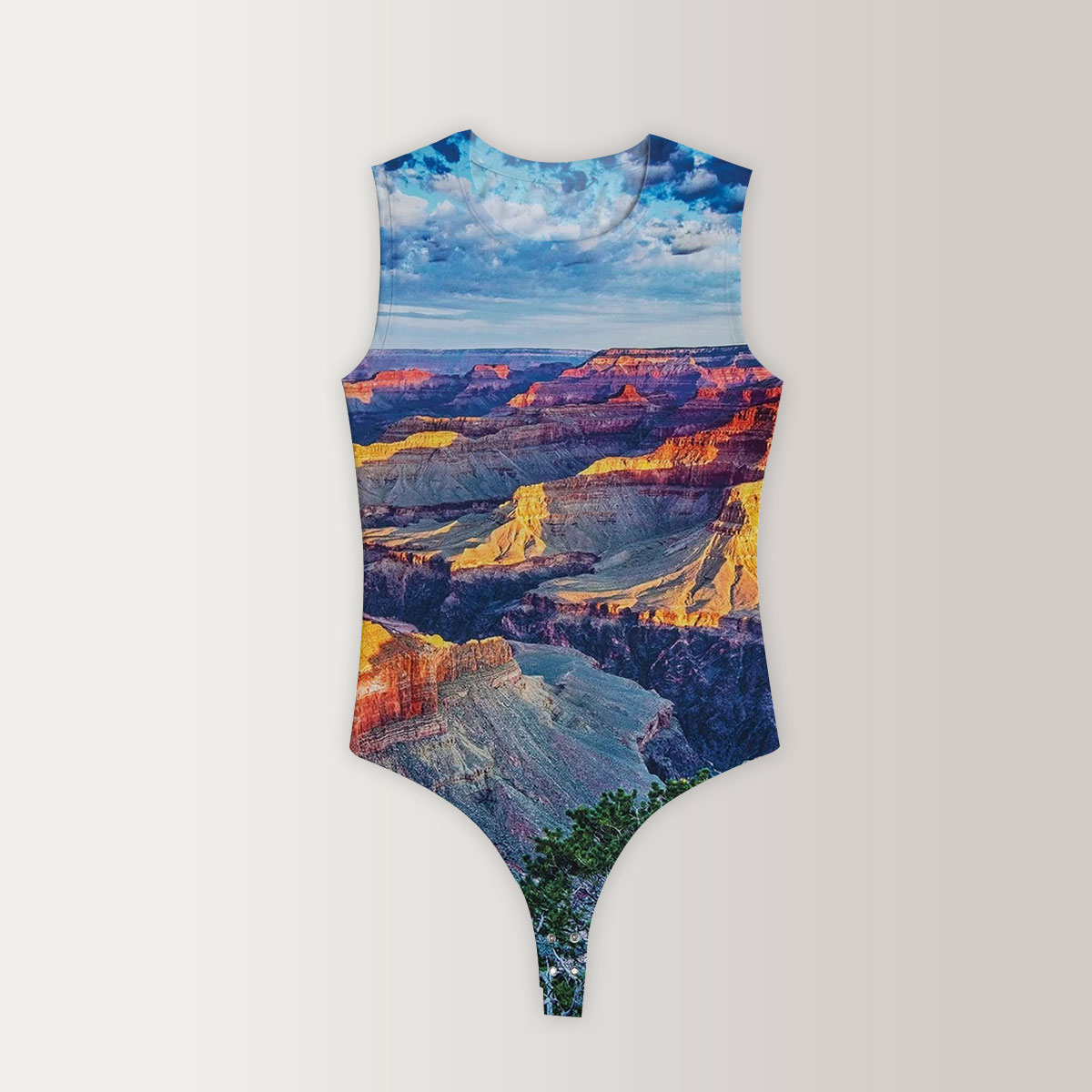 Sunset Canyon Sleeveless Bodysuit_2_1