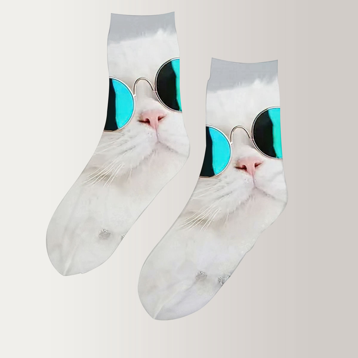 Funny Cat 3D Socks_2_1