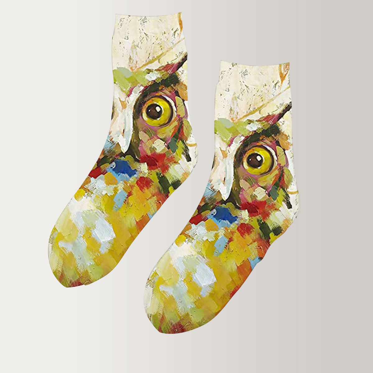 Funny Owl 3D Socks_2_1