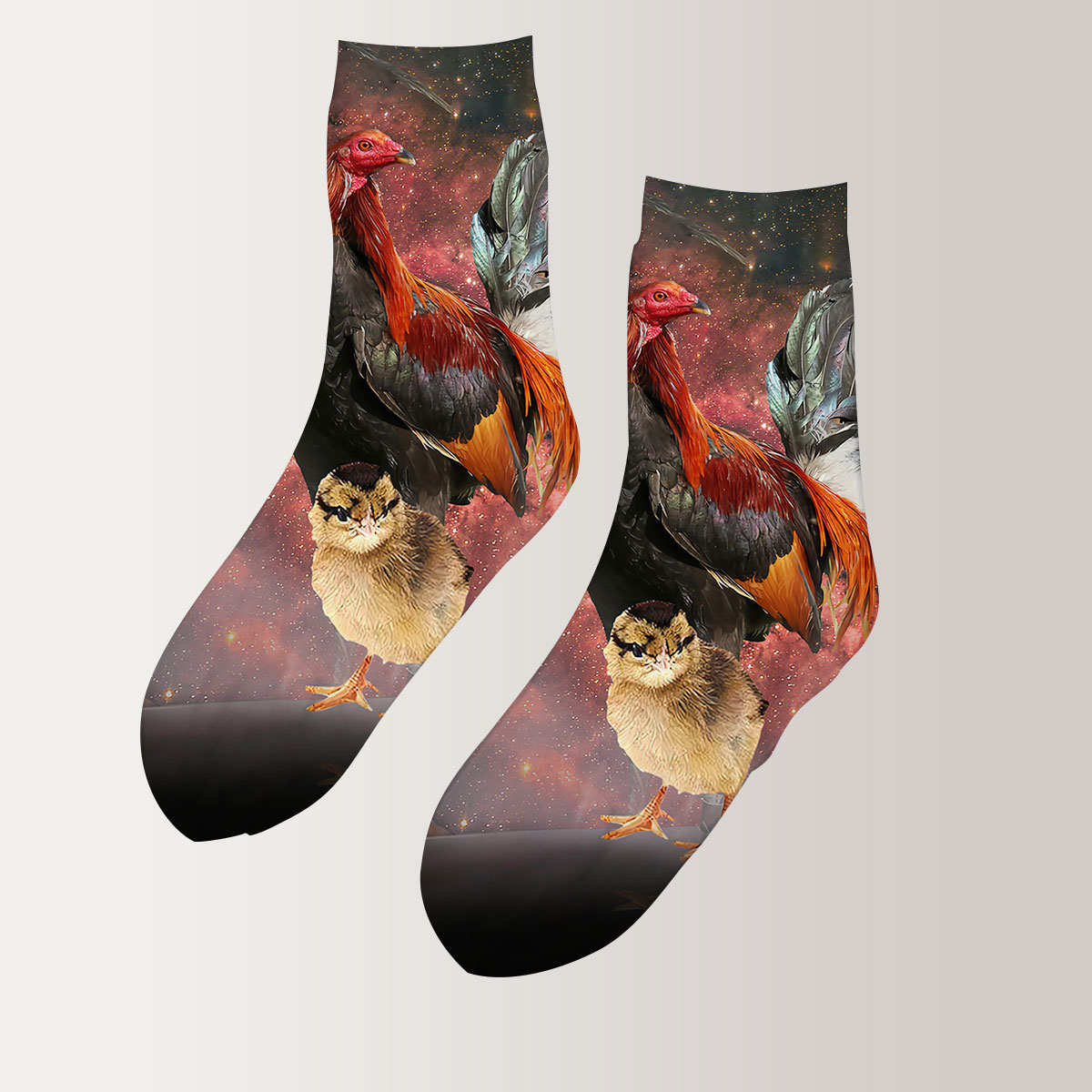 Galaxy Chicken 3D Socks_2_1
