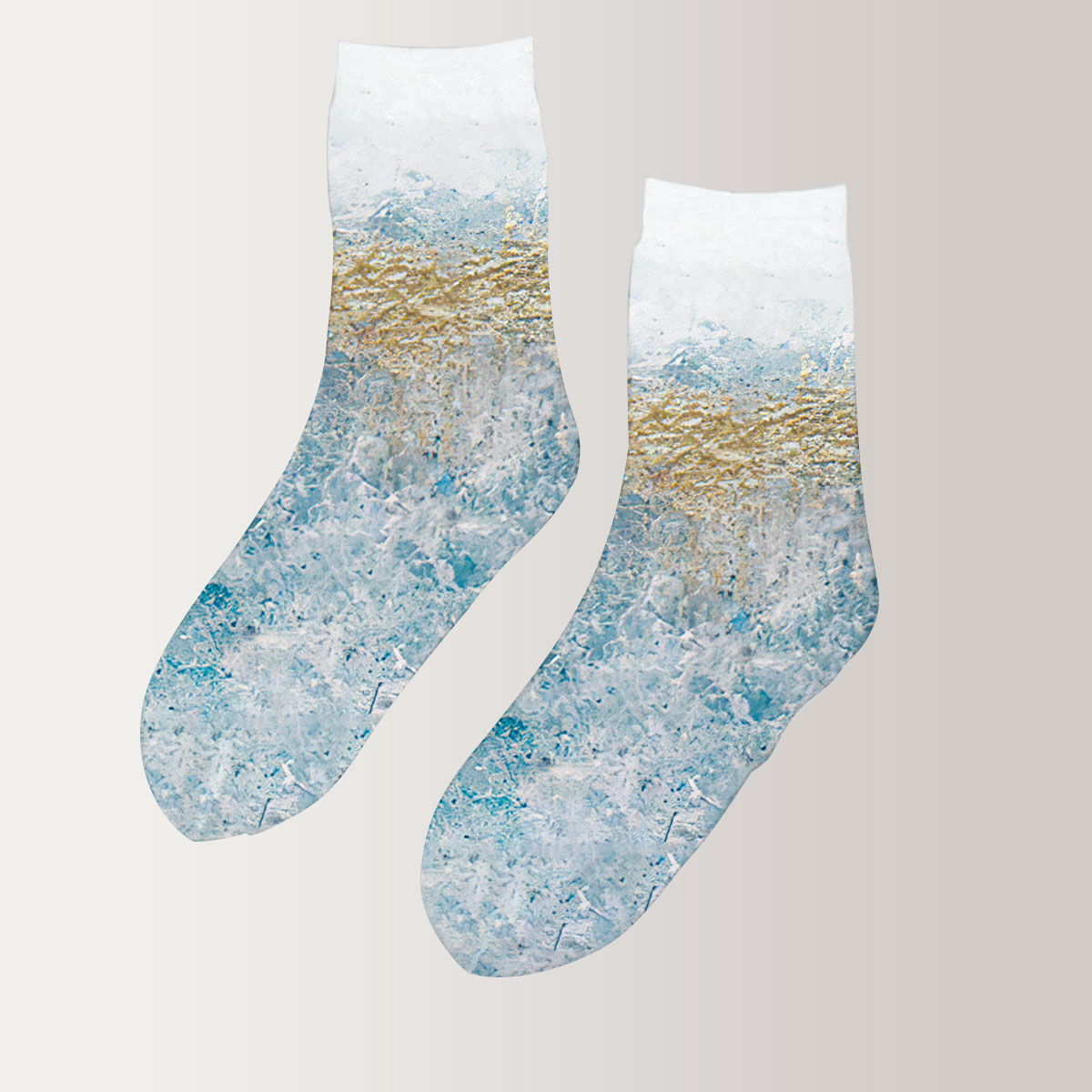 Golden Glacier 3D Socks_2_1