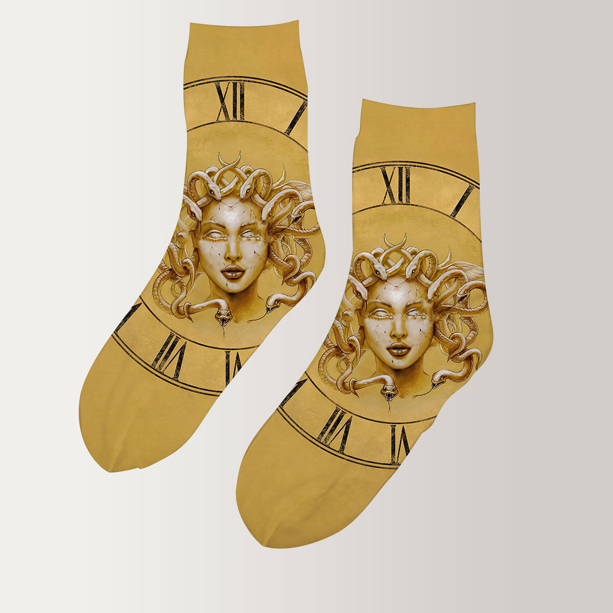 Golden Medusa 3D Socks_2_1